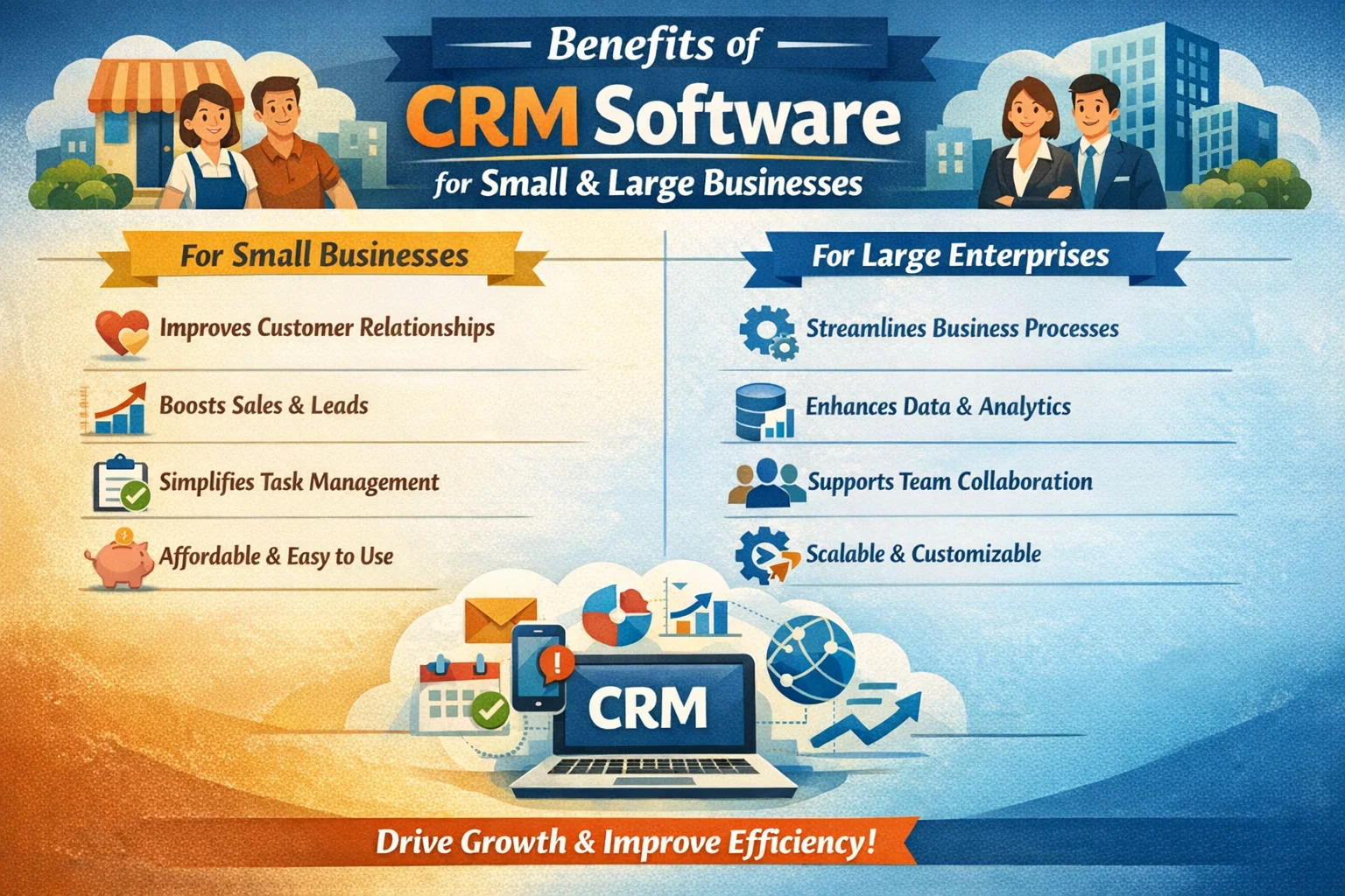 Benefits of CRM Software for Small and Large Businesses Thumbnail