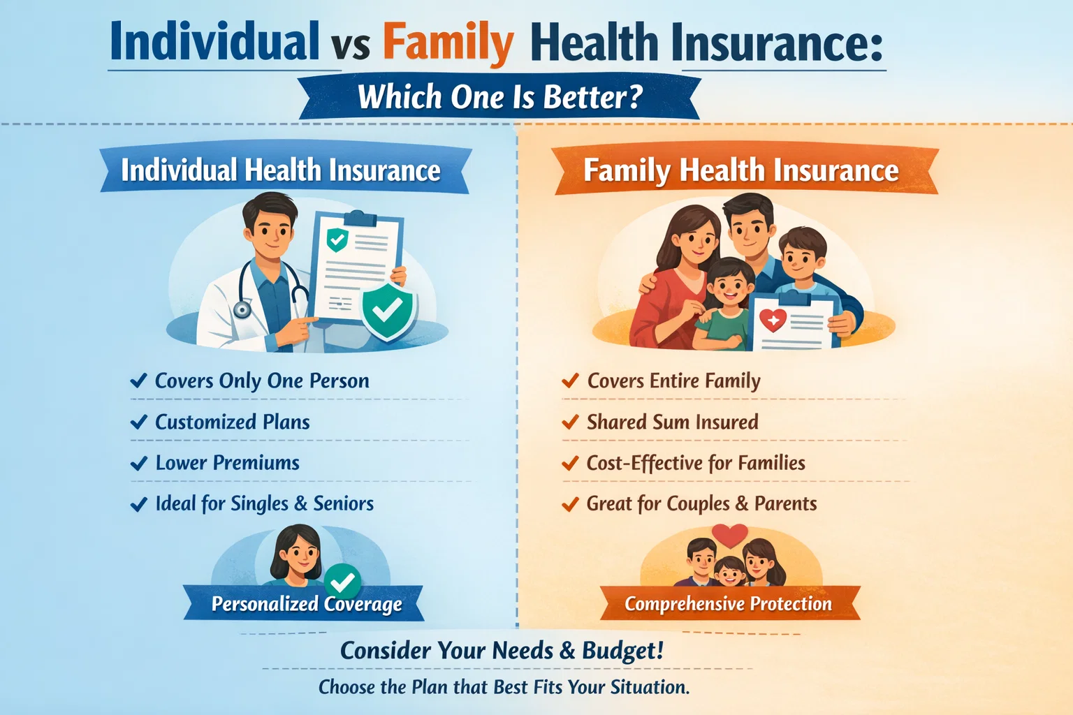 Individual vs Family Health Insurance: Which One Is Better? Thumbnail