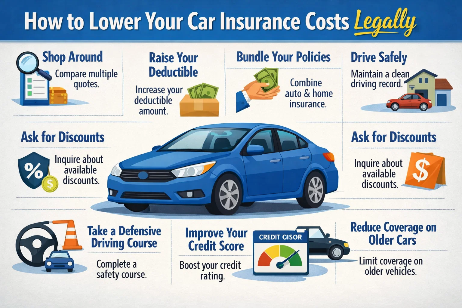 How to Lower Your Car Insurance Costs Legally Thumbnail